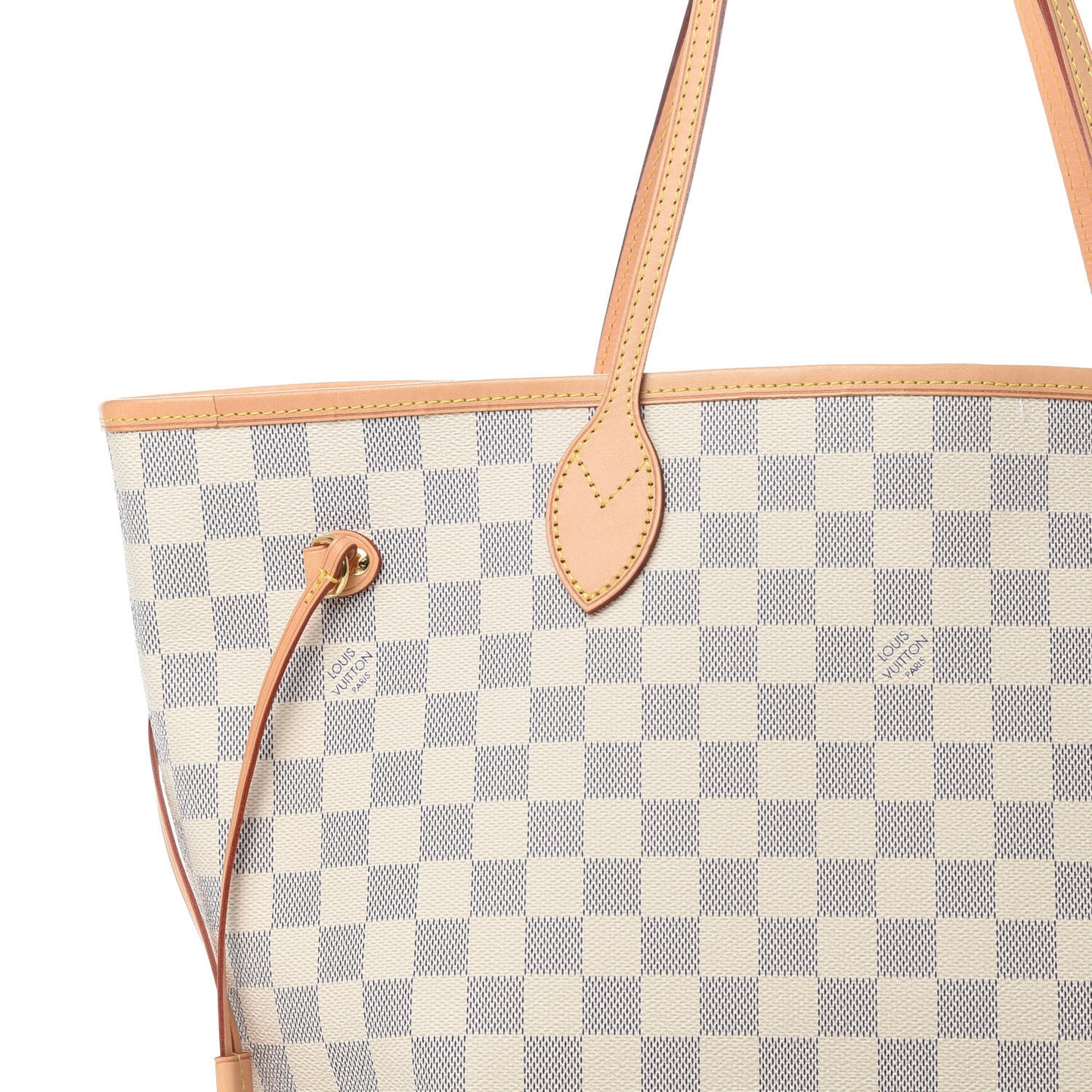 Damier Azur Neo Neverfull MM Rose Ballerine