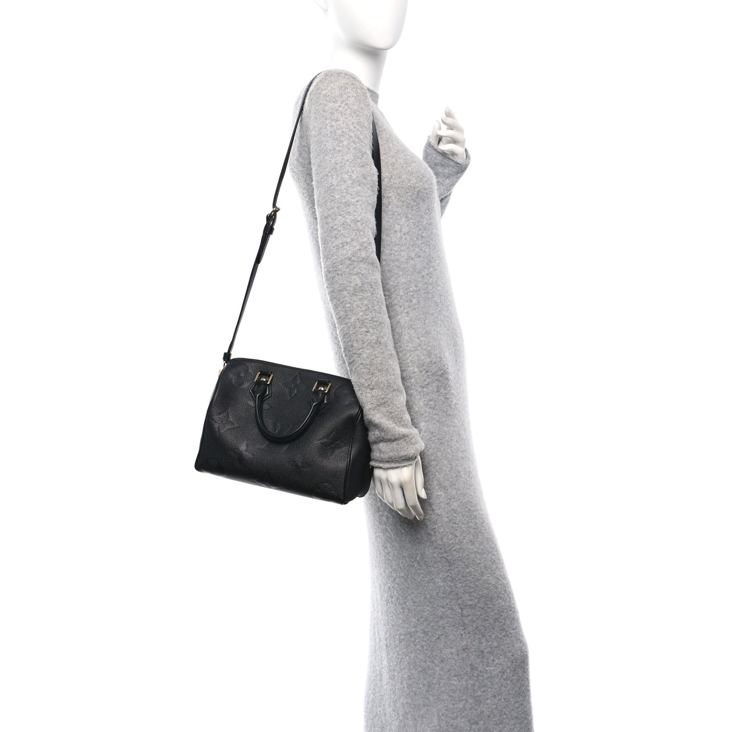 Empreinte Monogram Giant Speedy Bandouliere 25 Black