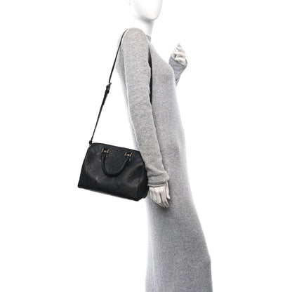 Louis Vuitton Empreinte Monogram Giant Speedy Bandouliere 25 Black 2 of 12