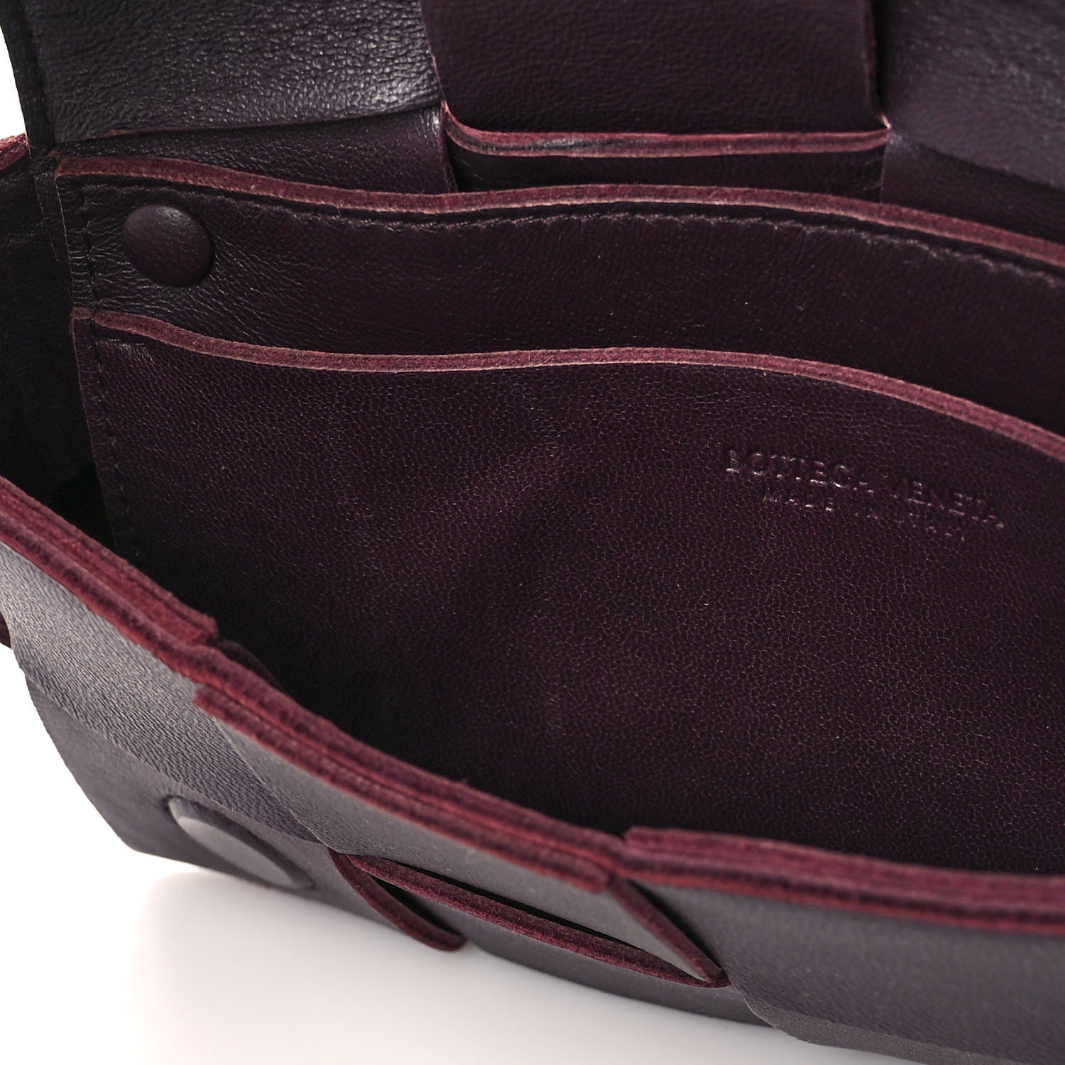 Bottega Veneta Nappa Maxi Intreccio The Belt Cassette Bag Grape 14 of 14