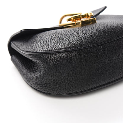 Chloe Grained Lambskin Mini Drew Shoulder Bag Black 7 of 10