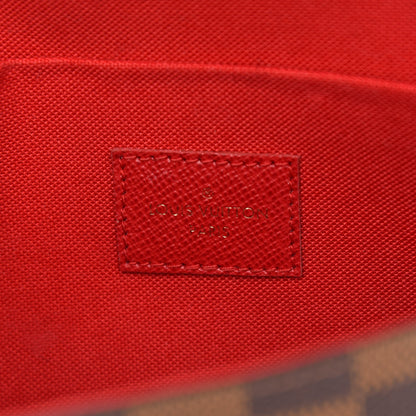 Louis Vuitton Damier Ebene Pochette Felicie Chain Wallet 7 of 14