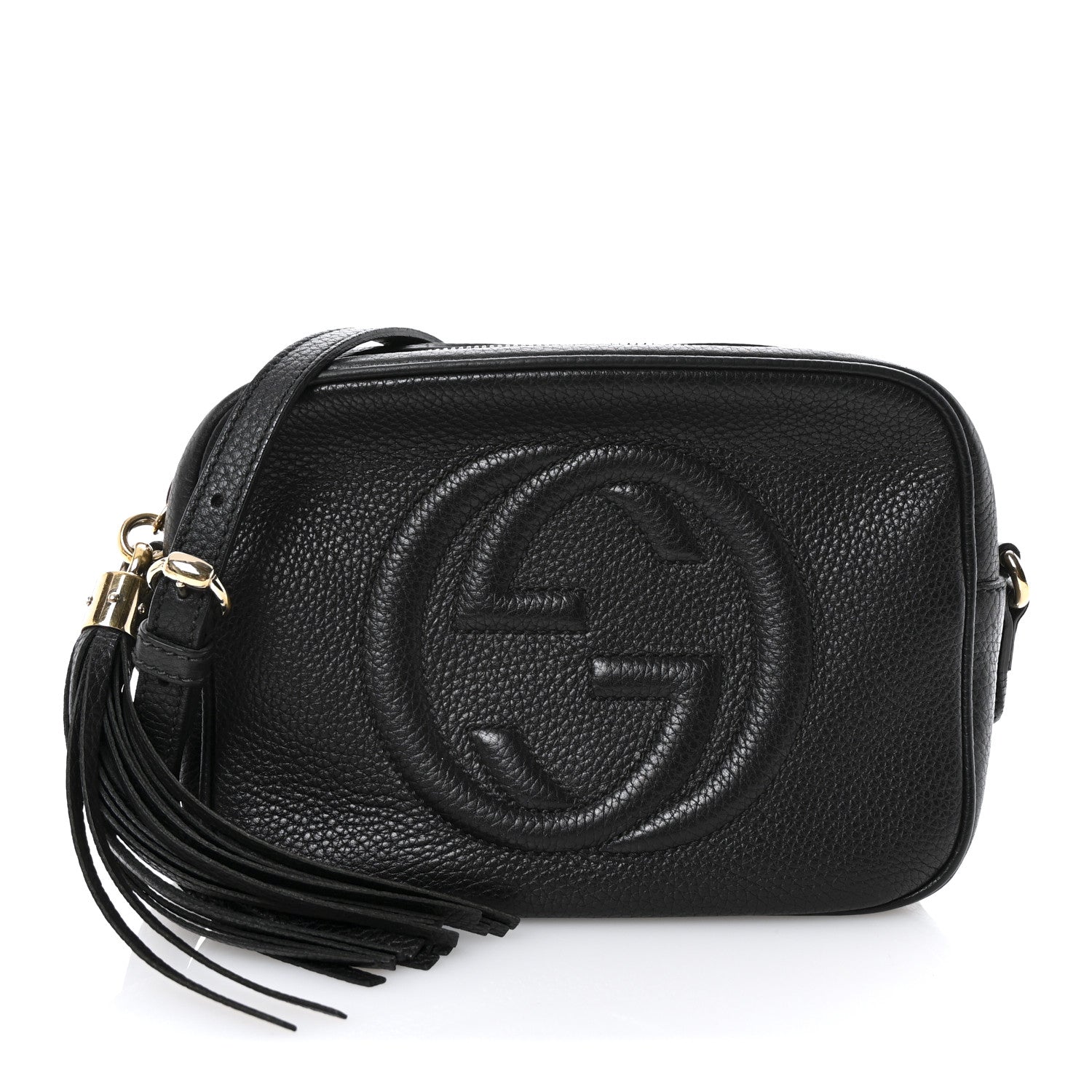 Gucci Pebbled Calfskin Small Soho Disco Bag Black 1 of 14