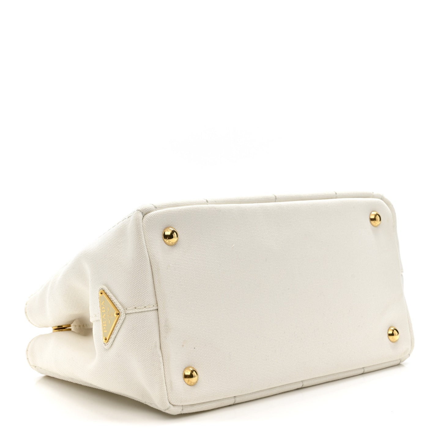 Canapa Small Logo Tote Bianco Blue