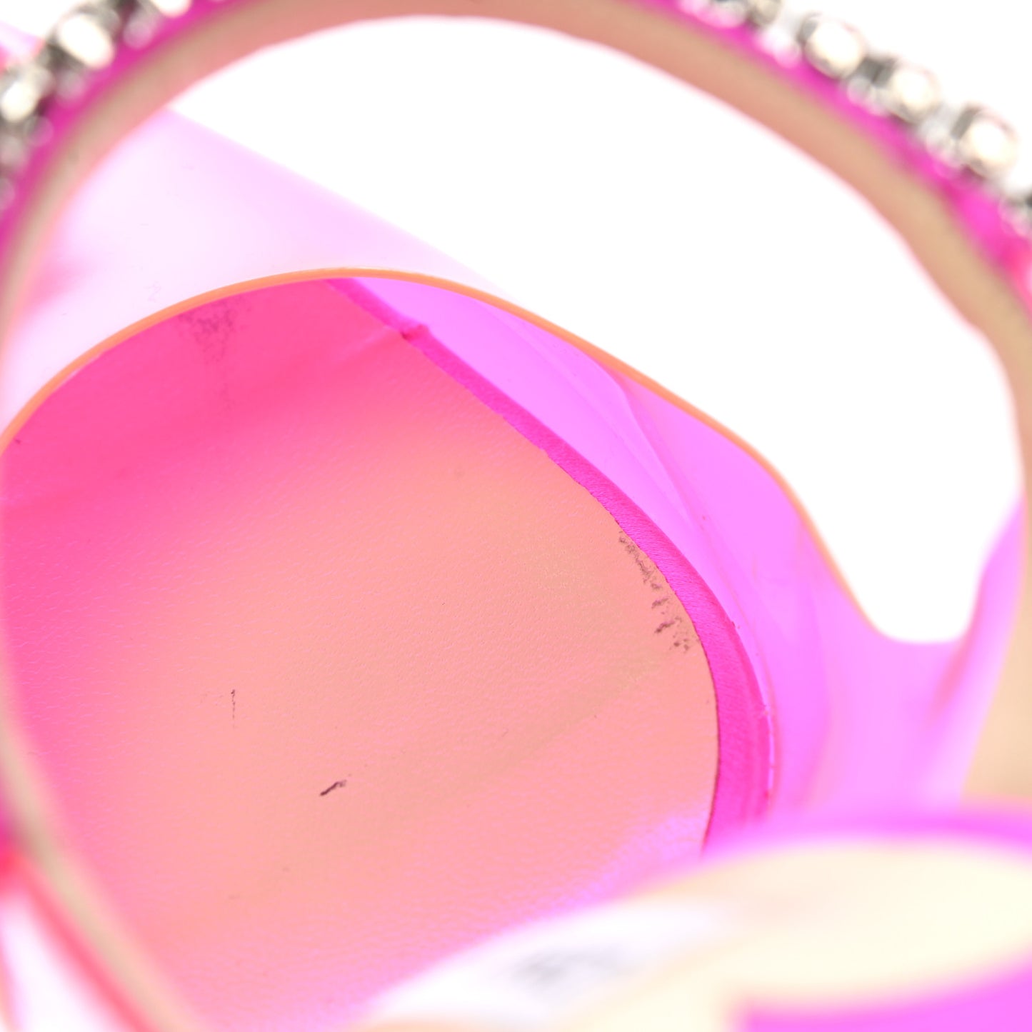 Plexi Crystal Bing 100 Pumps 40 Hot Pink