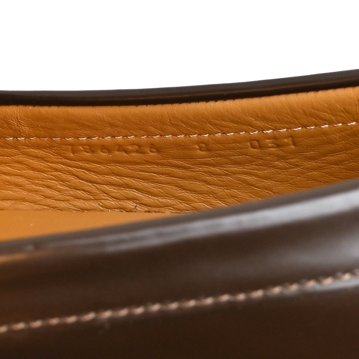 Calfskin GG Embossed Horsebit Loafers 8 Cocoa