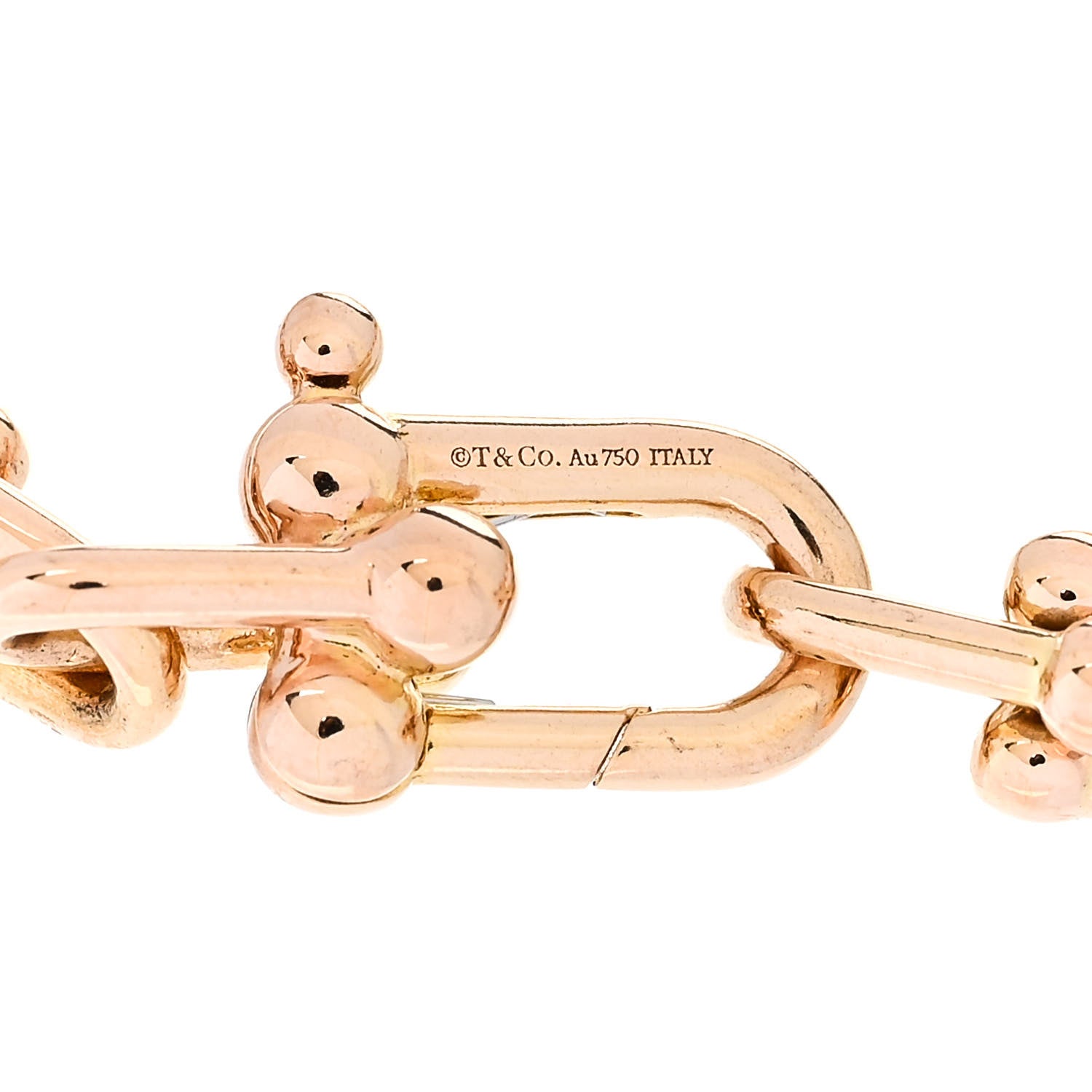 Tiffany 18K Rose Gold HardWear Wrap Bracelet 3 of 3