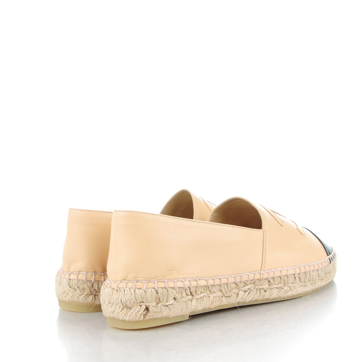 Lambskin CC Espadrilles 39 Beige Black