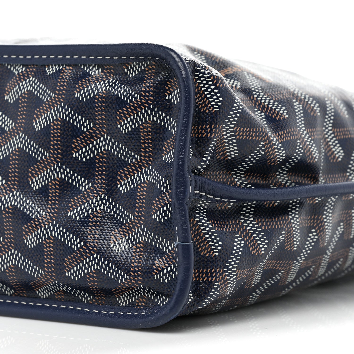Goyard Goyardine Reversible Mini Anjou Navy 8 of 9