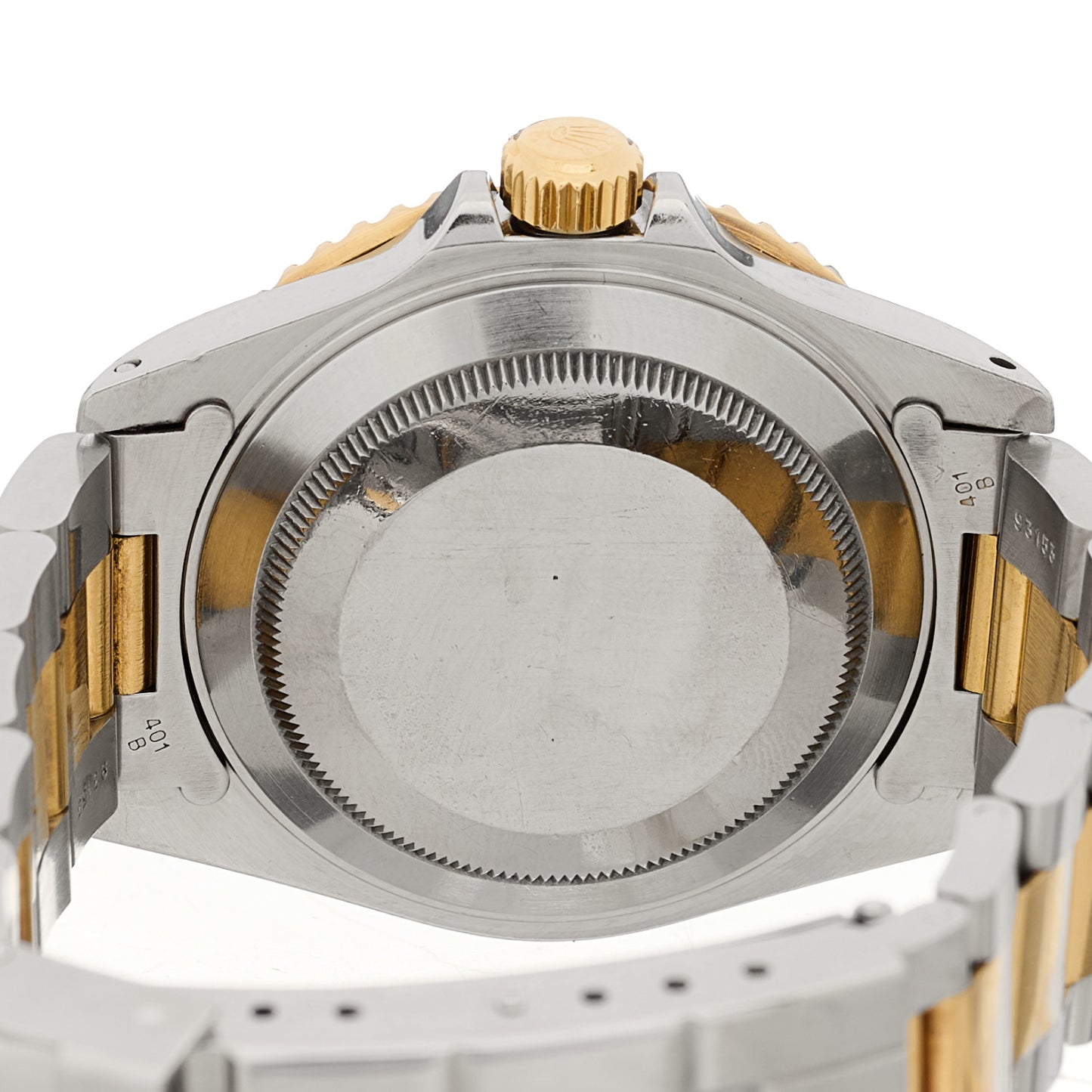 Stainless Steel 18K Yellow Gold 40mm Submariner Date Watch Royal Blue 16613
