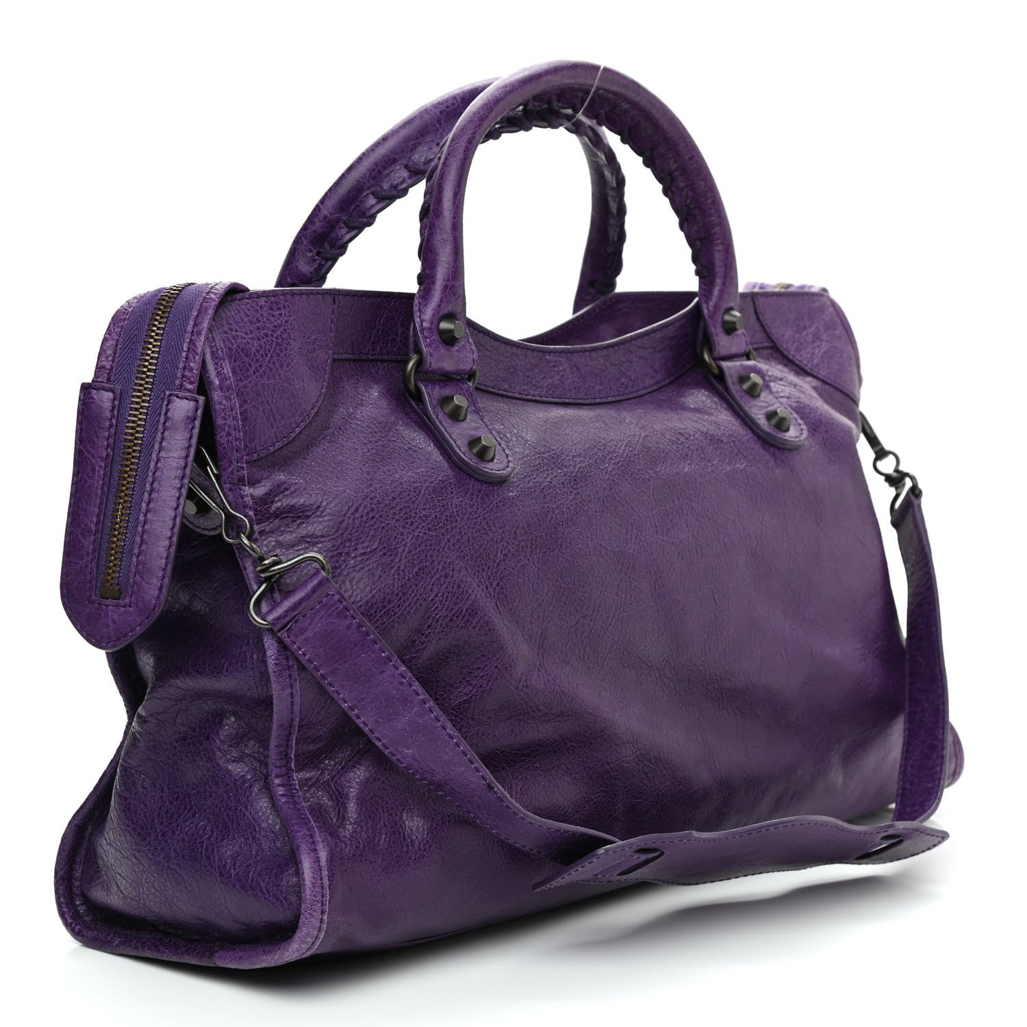Balenciaga Agneau Classic Hardware City Dark Violet 3 of 14