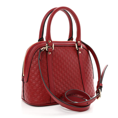 Gucci Soft Microguccissima Mini Dome Bag Rosso 3 of 11