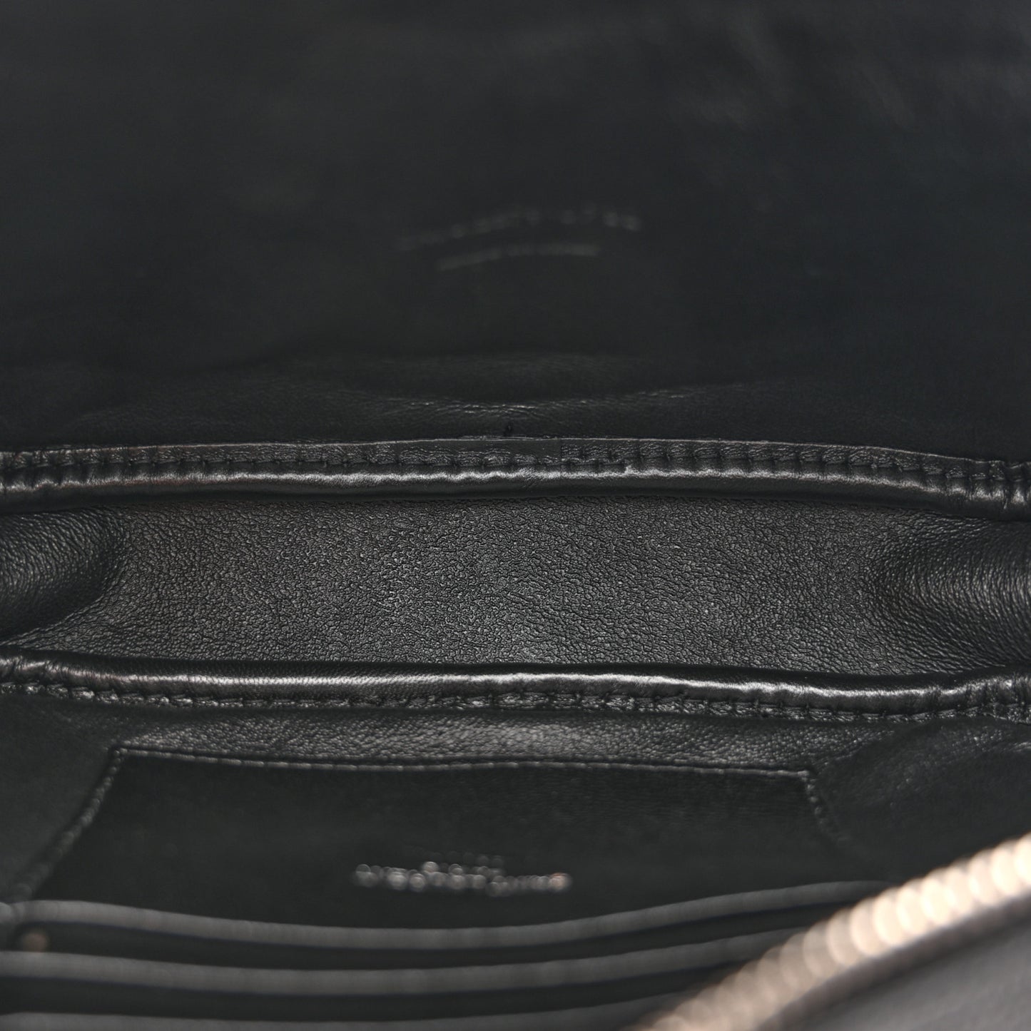 Grain De Poudre Matelasse Monogram Mini Lou Camera Bag Black