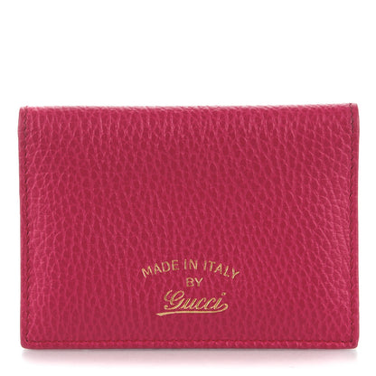 Gucci Dollar Calfskin Swing Train Pass Card Case Blossom 1 of 7