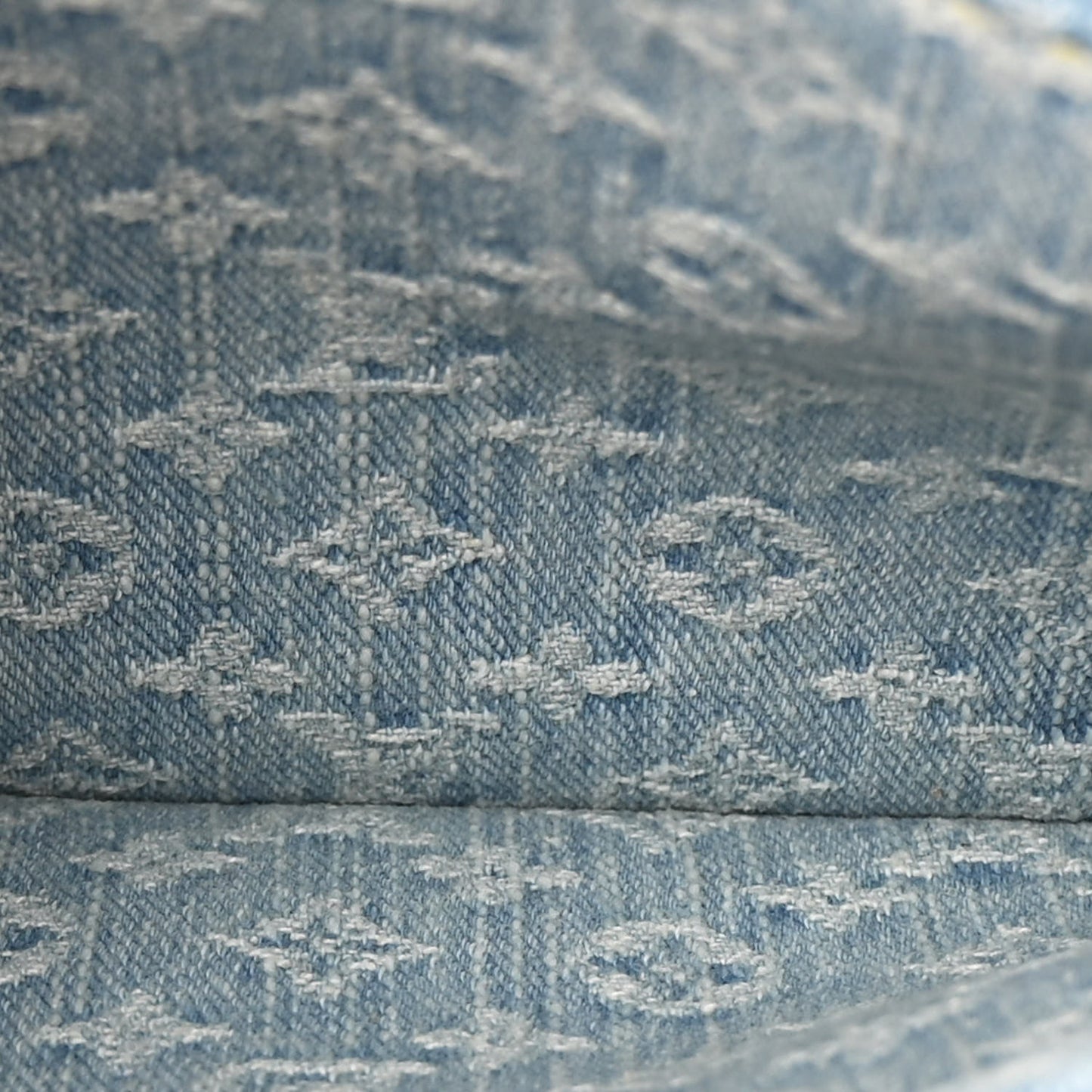 Monogram Denim CarryAll PM Sky Blue