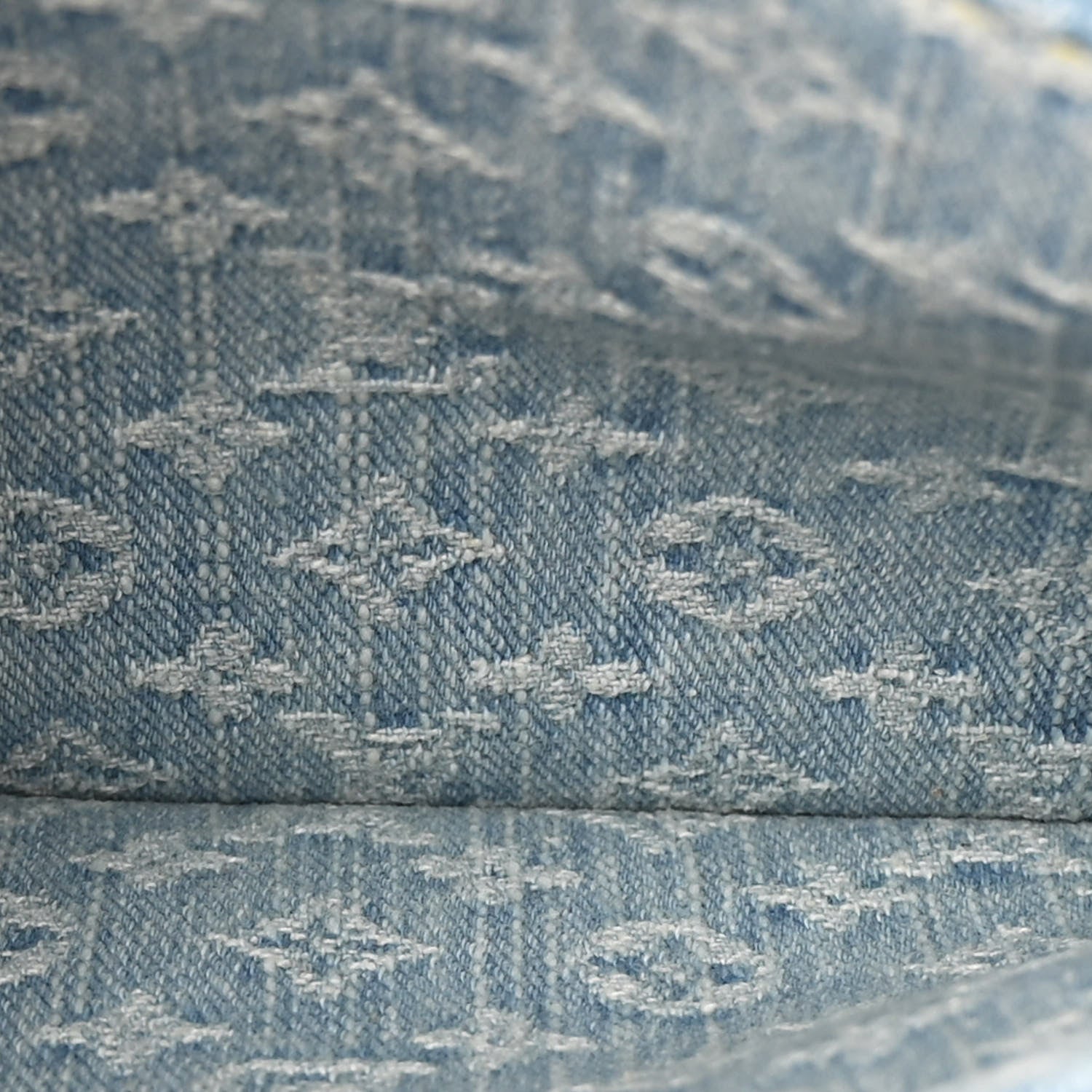 Louis Vuitton Monogram Denim CarryAll PM Sky Blue 7 of 12