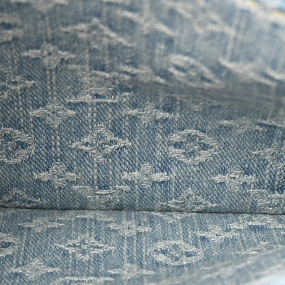Louis Vuitton Monogram Denim CarryAll PM Sky Blue 7 of 12