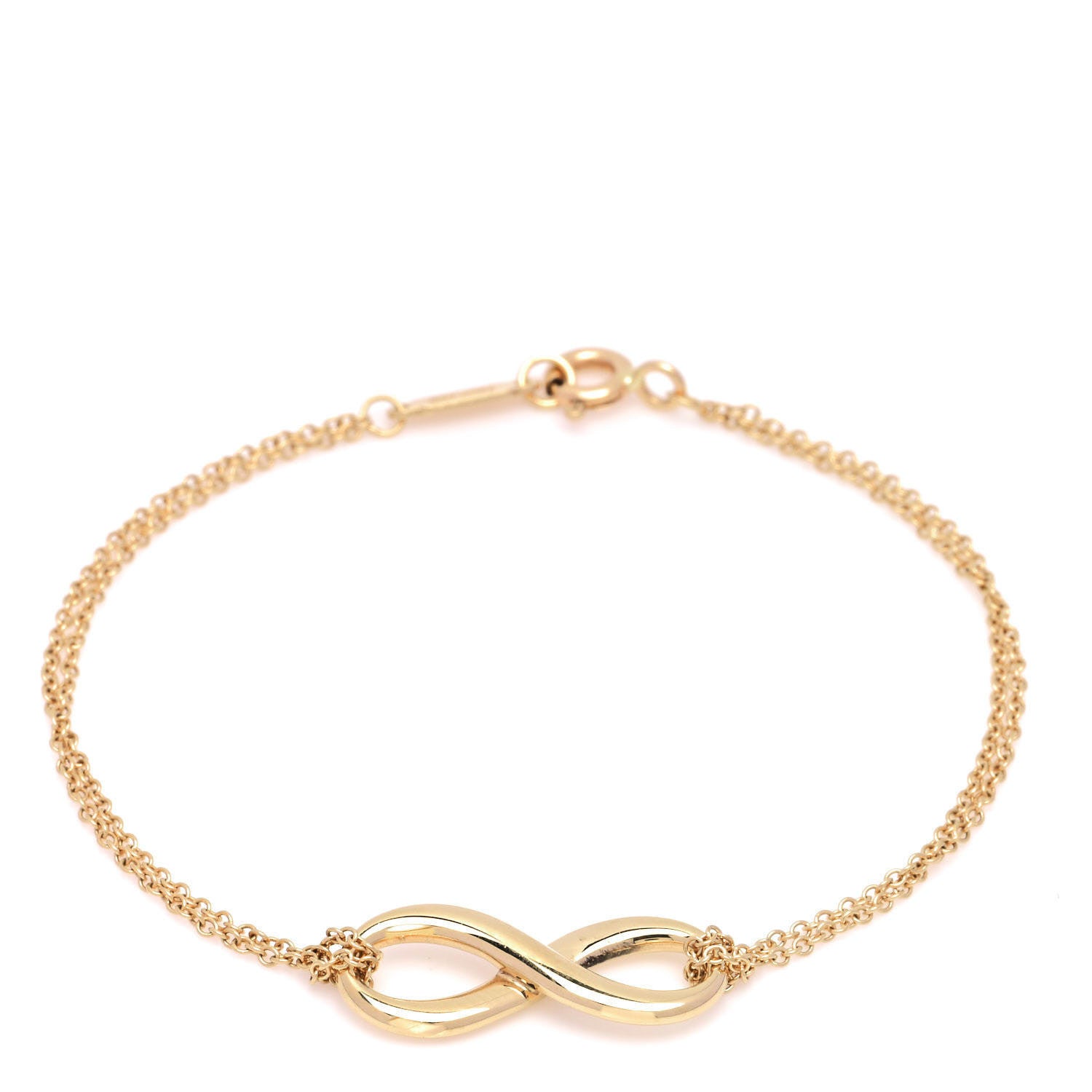 Tiffany 18K Yellow Gold Infinity Bracelet 1 of 5