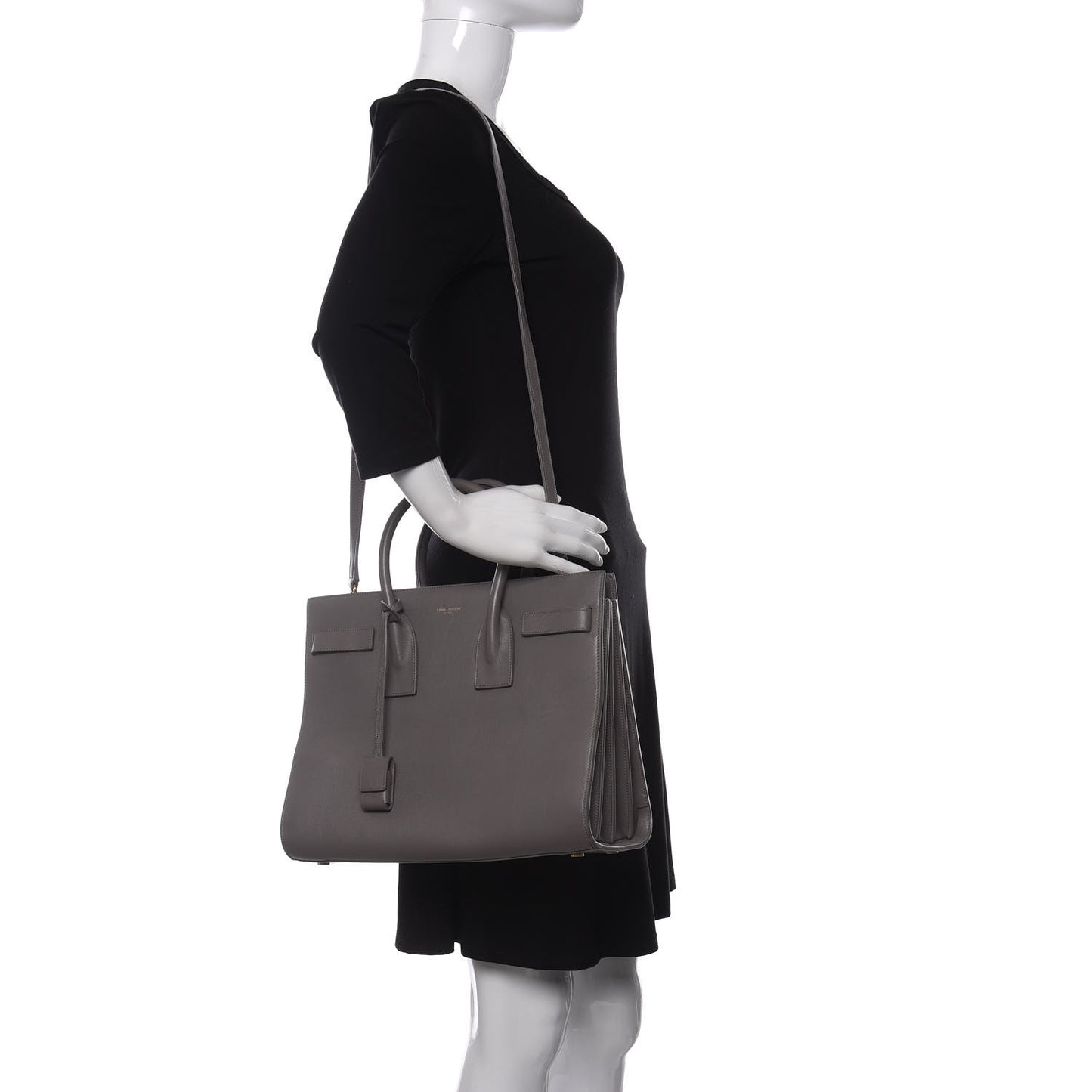 Calfskin Small Sac De Jour Fog