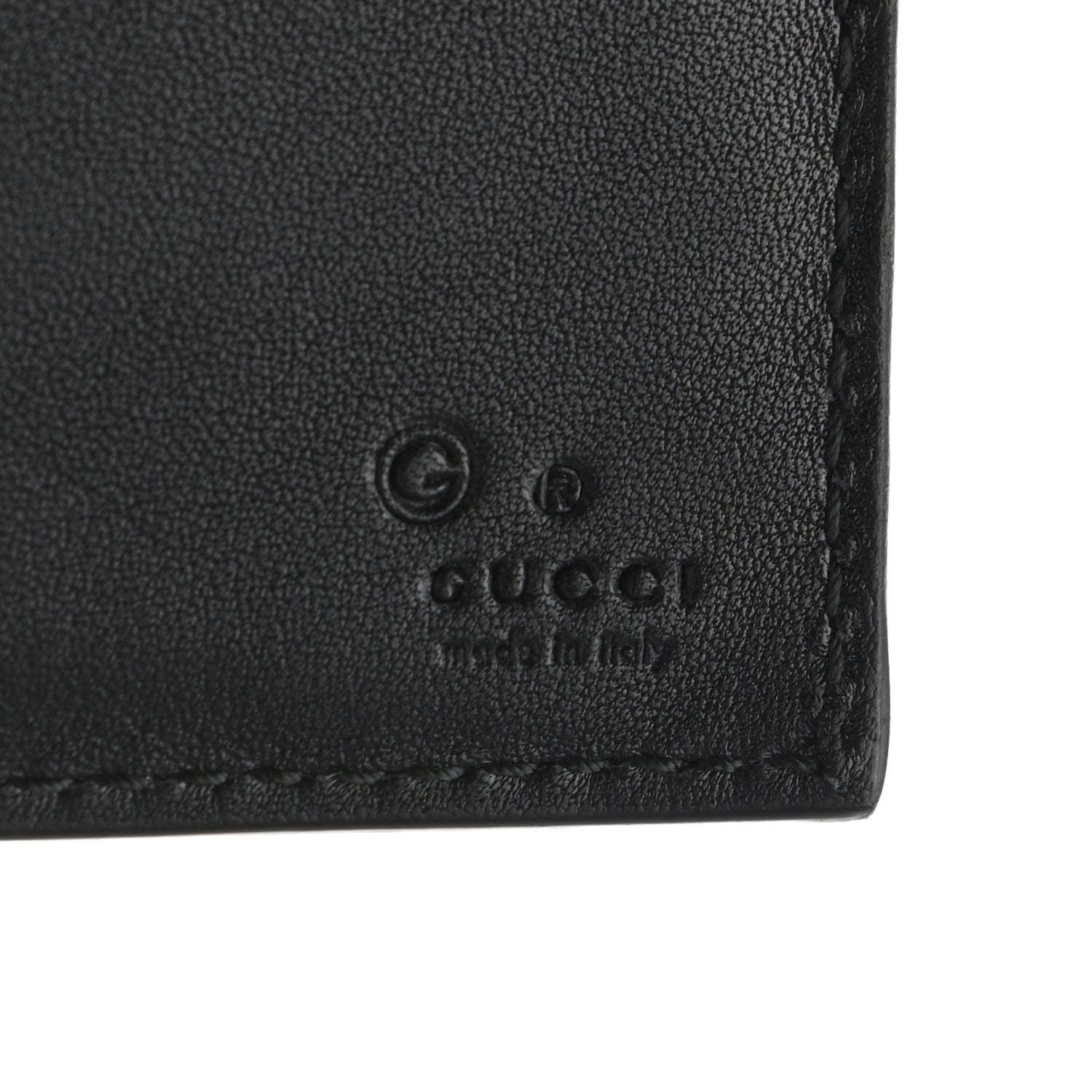 Gucci Microguccissima Bi-Fold Wallet Black 6 of 7