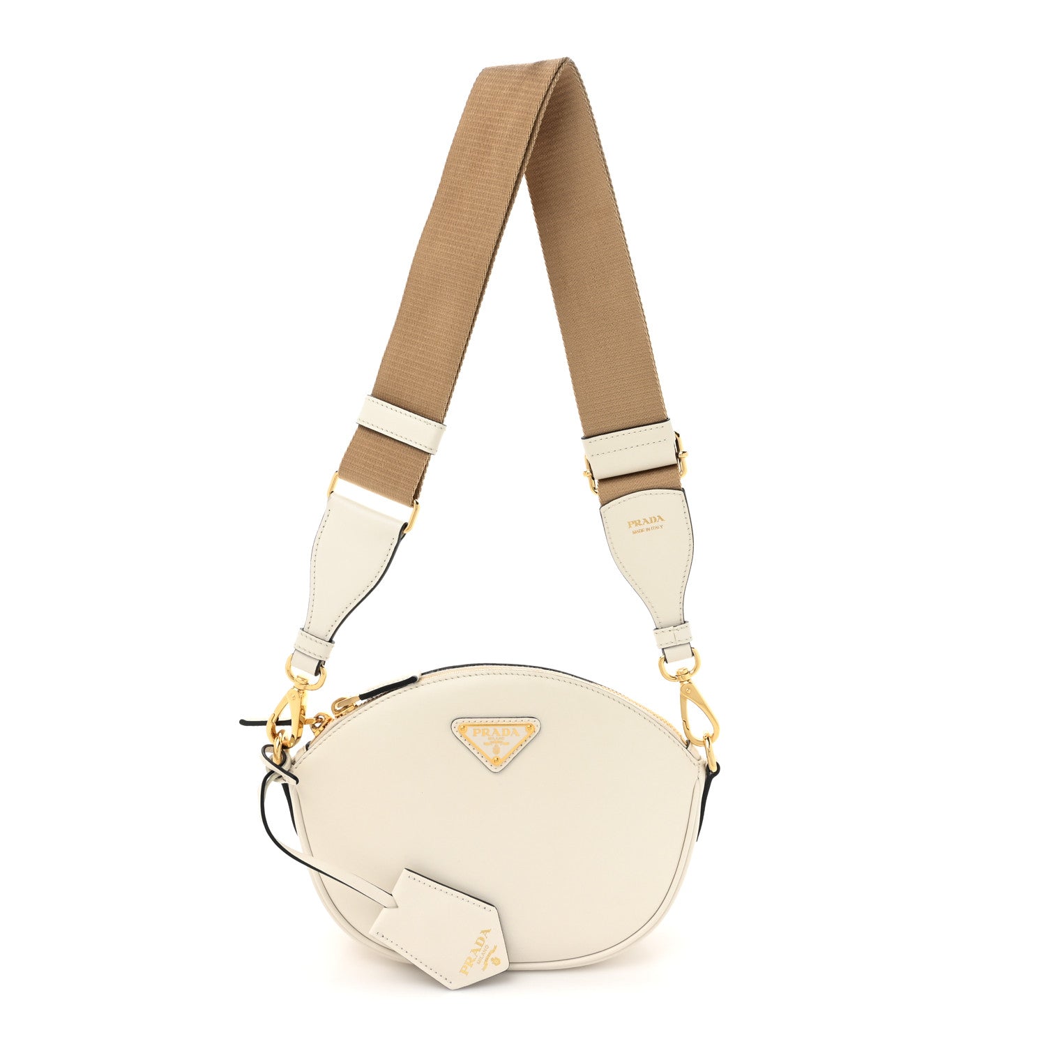 Prada City Calfskin Mini Shoulder Bag White 1 of 11