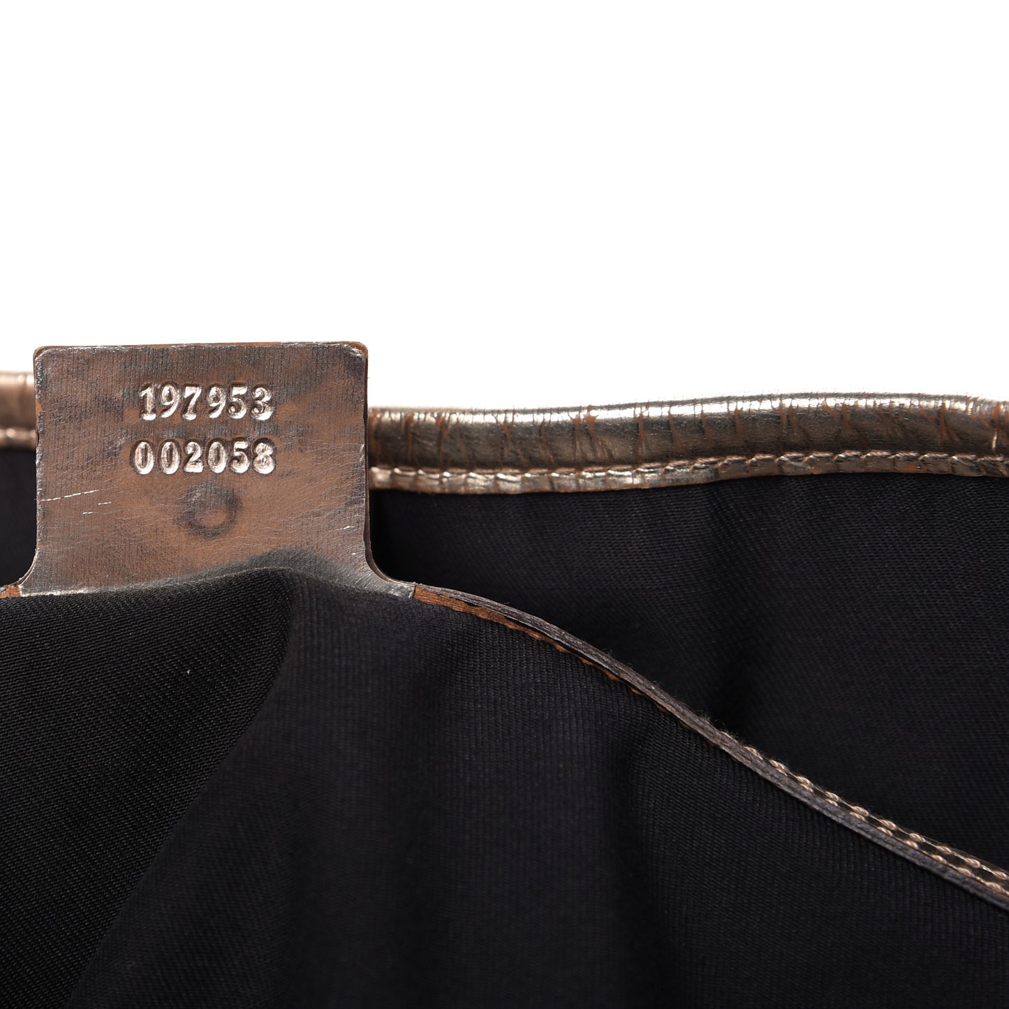 Crystal Monogram Medium Joy Tote Gold
