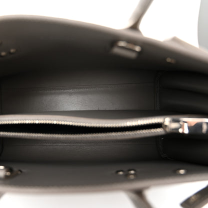 Saint Laurent Grained Calfskin Topstich Baby Sac De Jour Fog 5 of 11