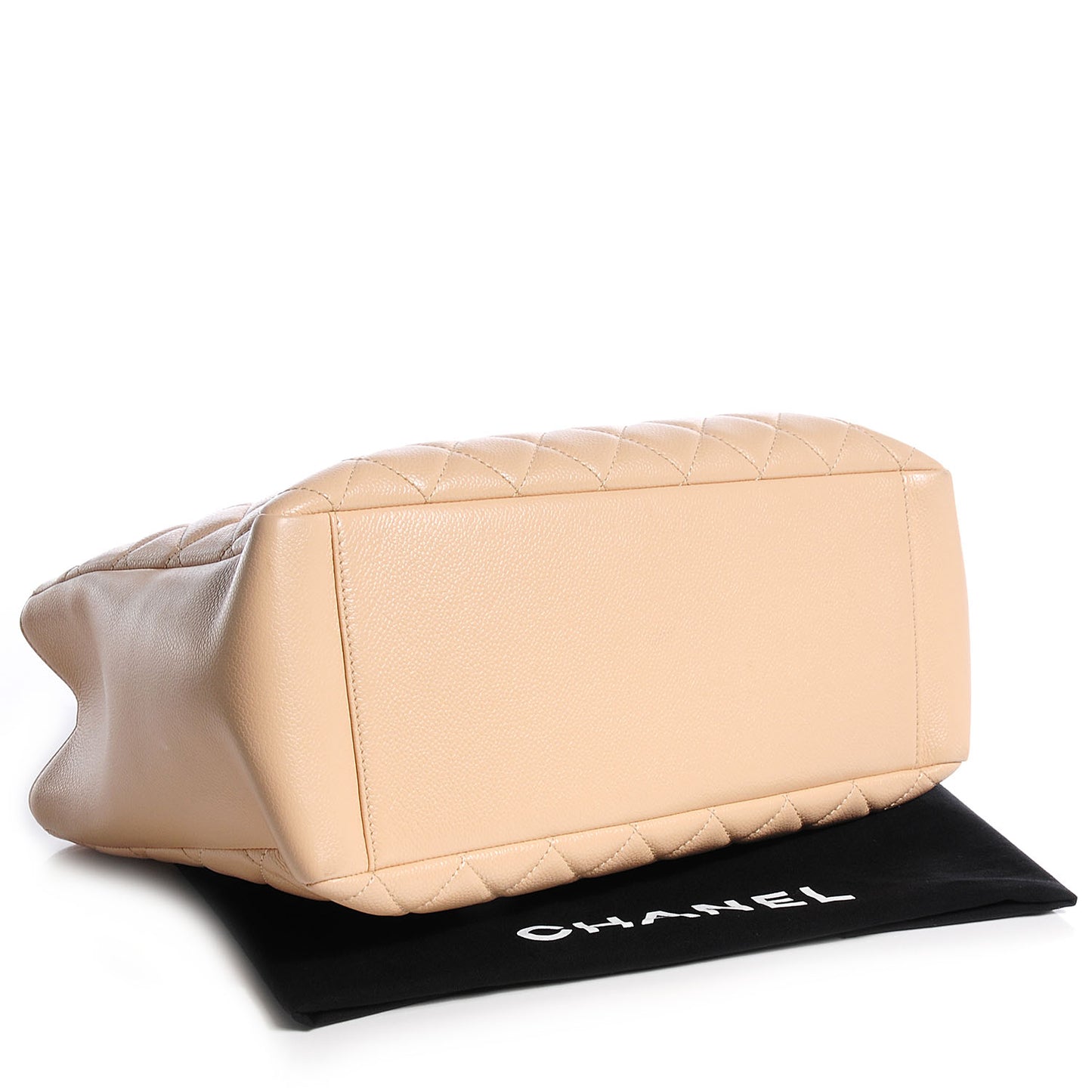 Caviar Grand Shopping Tote GST Beige Clair