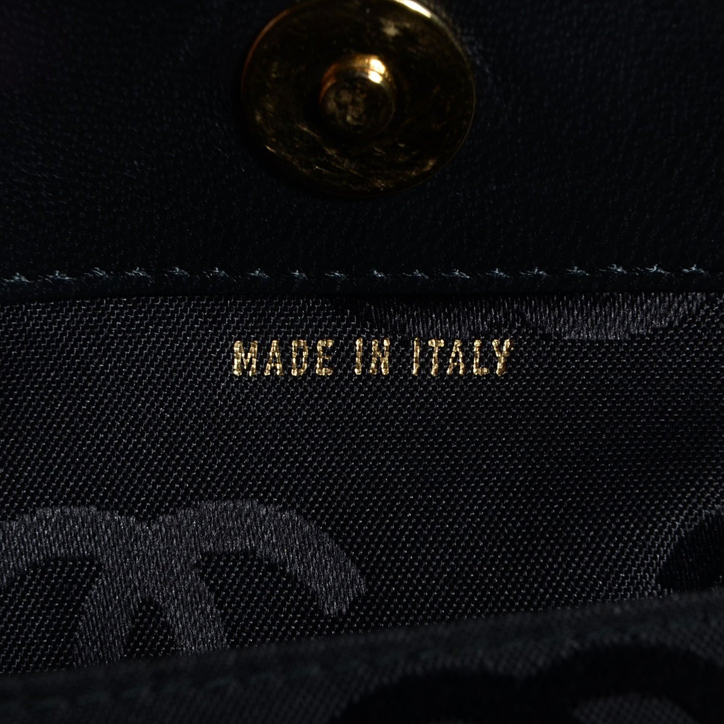 Lambskin Quilted Shoulder Bag Black