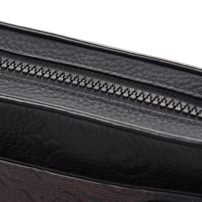 Louis Vuitton Taurillon Monogram Uniformes Solar Ray Soft Pochette Volga Belt Bag Black 9 of 10