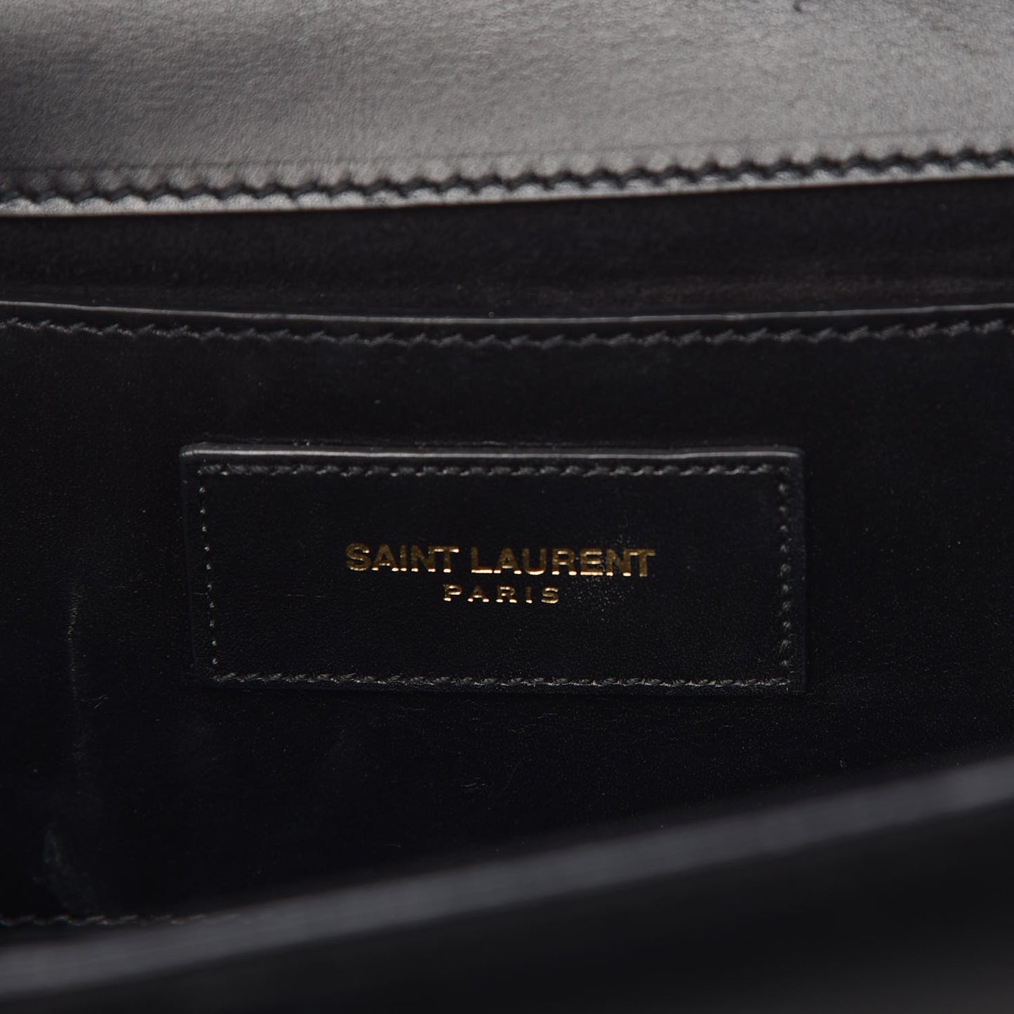 Smooth Calfskin Medium Classic Monogram Kate Tassel Satchel Black