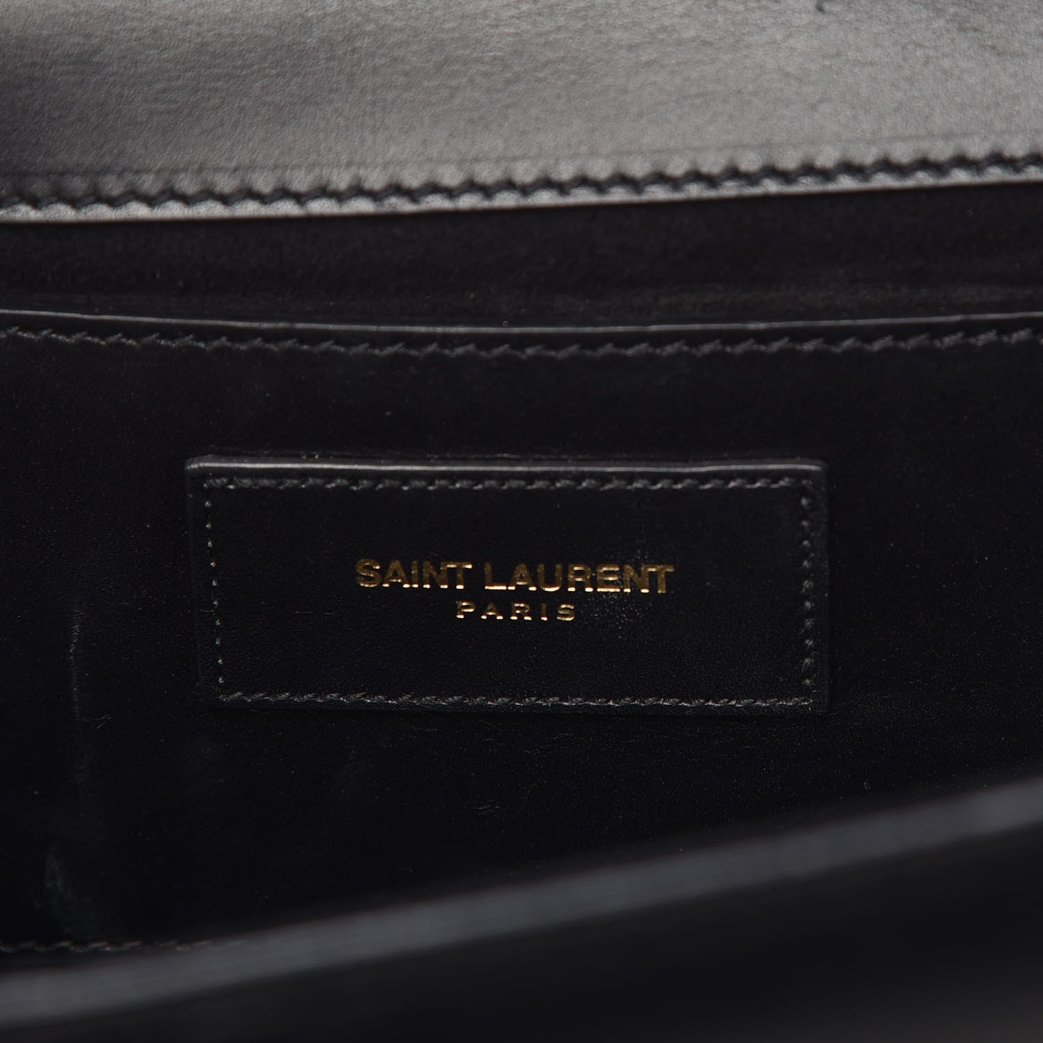 Saint Laurent Smooth Calfskin Medium Classic Monogram Kate Tassel Satchel Black 6 of 10
