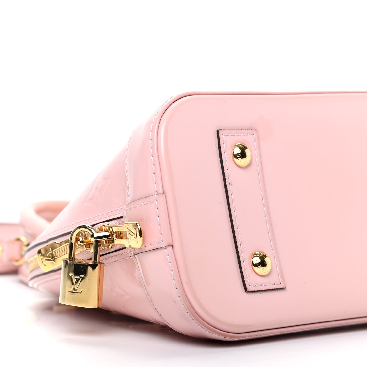 Louis Vuitton Vernis Alma BB Rose Ballerine 6 of 9