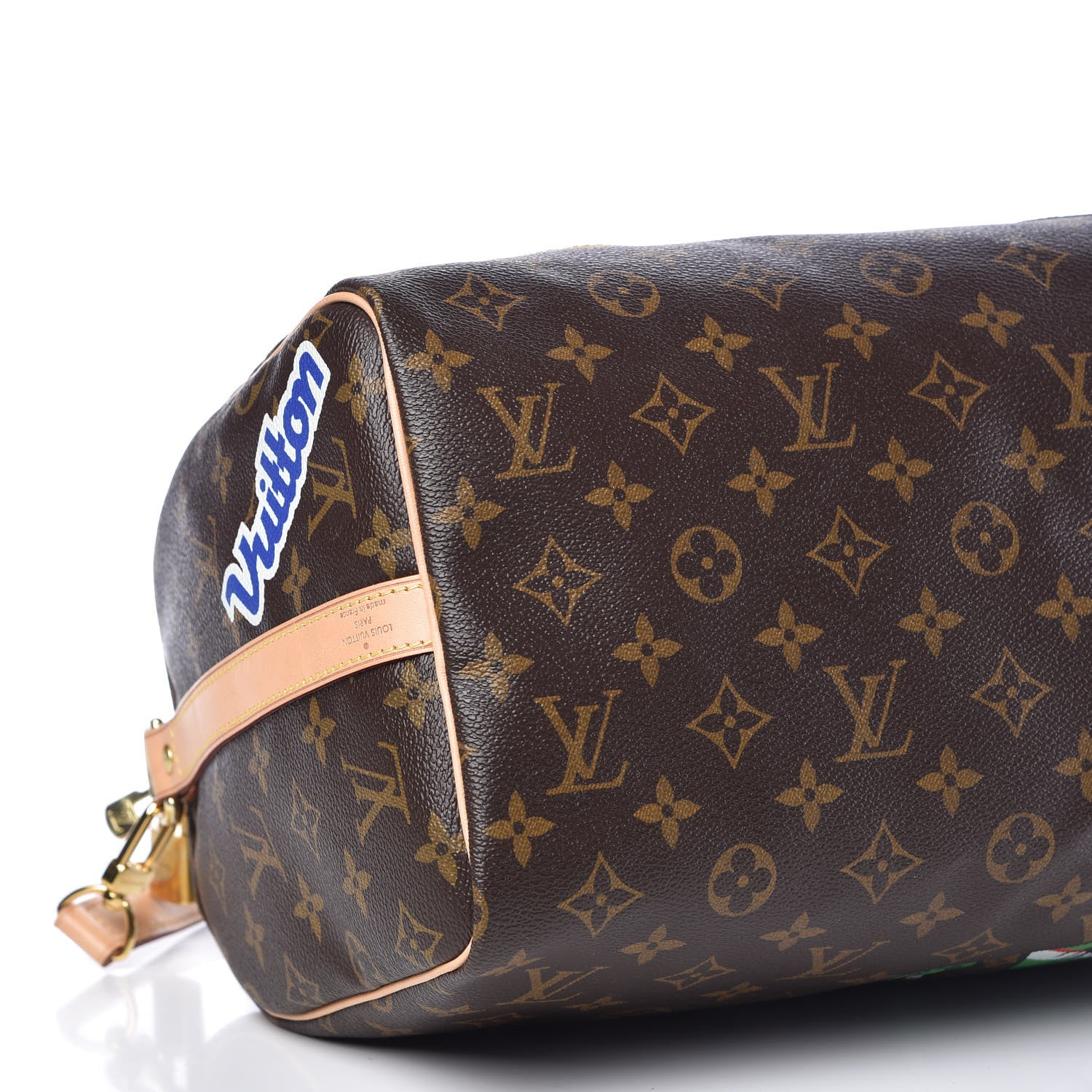 Louis Vuitton Monogram Patches Speedy Bandouliere 30 9 of 13