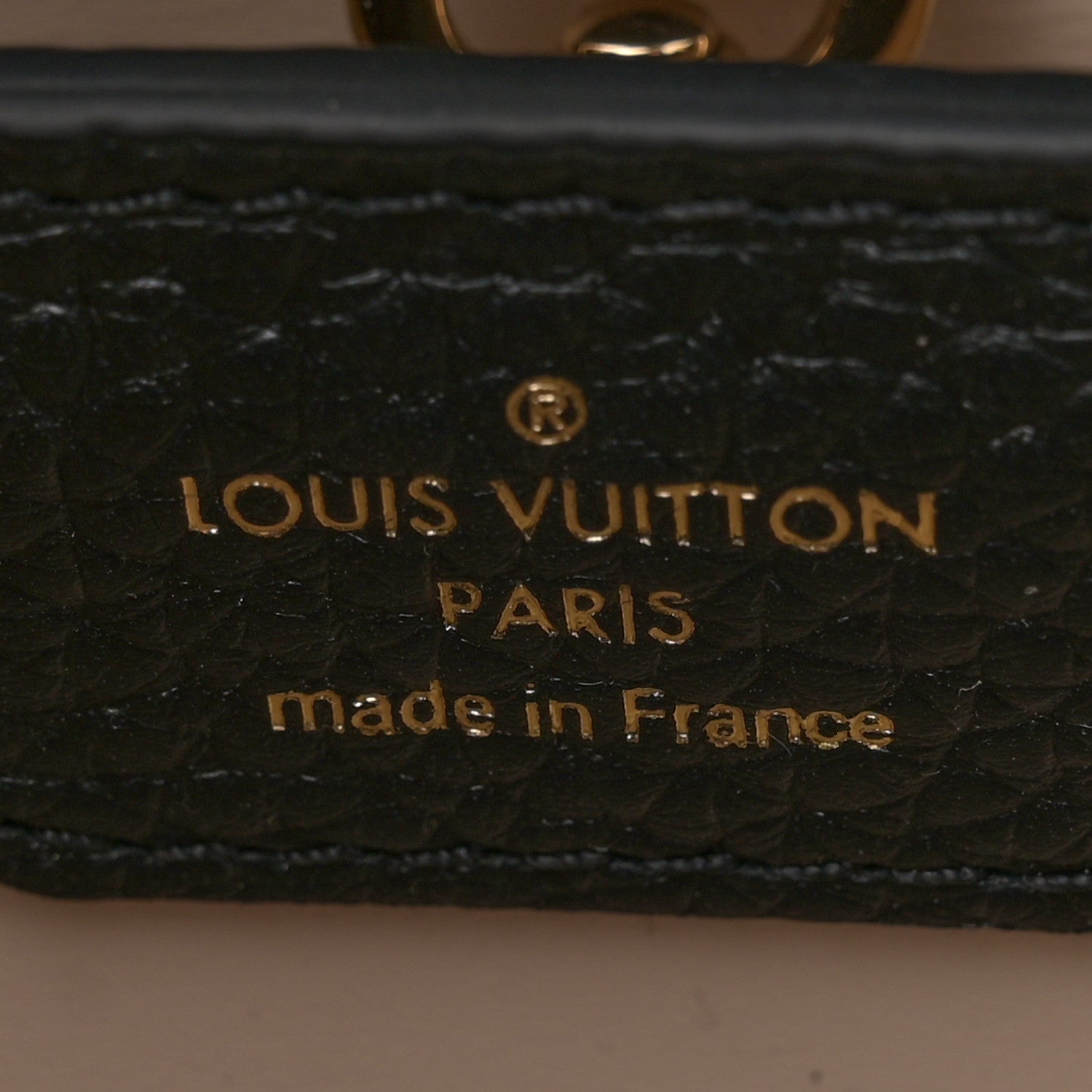 Louis Vuitton Taurillon Enamel Flower Padlock Chain Capucines BB Black 6 of 12