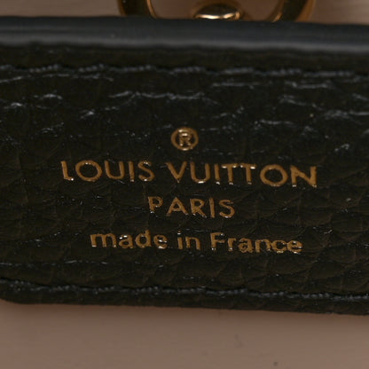 Louis Vuitton Taurillon Enamel Flower Padlock Chain Capucines BB Black 6 of 12