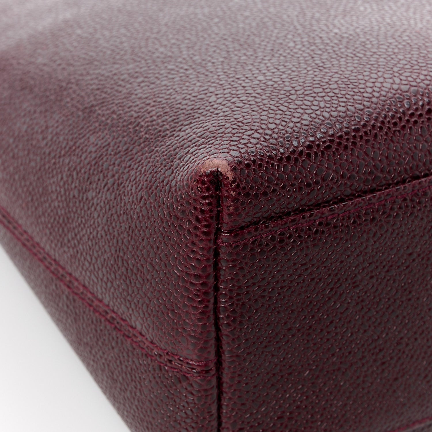 Chanel Caviar Shoulder Bag Bordeaux 13 of 14