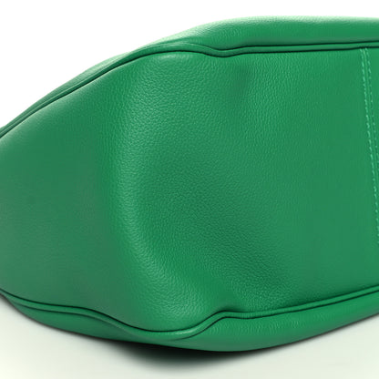 Versace Grained Calfskin La Medusa Bucket Bag Green 8 of 9