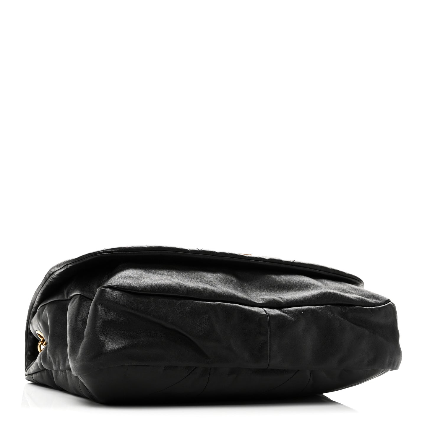 Lambskin Matelasse Monogram Large Jamie 4.3 Black