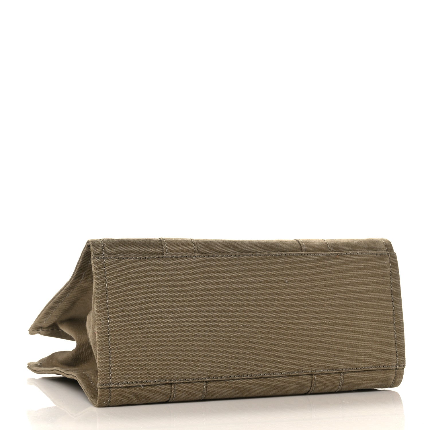 Marc Jacobs Cotton Canvas Medium The Traveler Tote Bag Slate Green 3 of 8