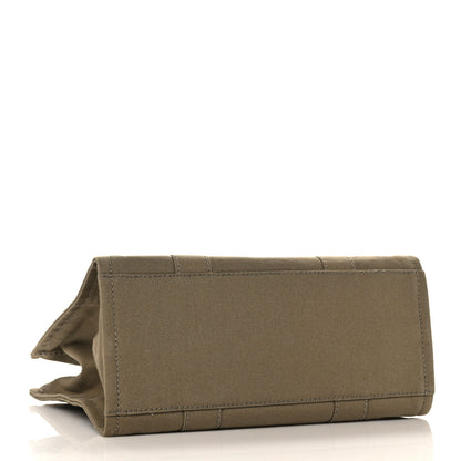 Marc Jacobs Cotton Canvas Medium The Traveler Tote Bag Slate Green 3 of 8