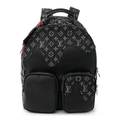 Louis Vuitton x NIGOLOUIS VUITTON x NIGO Taurillon Monogram Denim Drip Campus Backpack Black Black 1 of 12