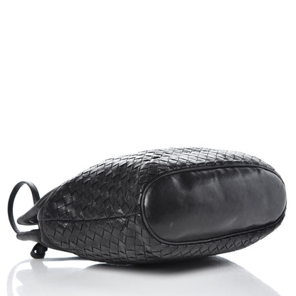 Bottega Veneta Nappa Intrecciato Drawstring Bucket Bag Black 4 of 11
