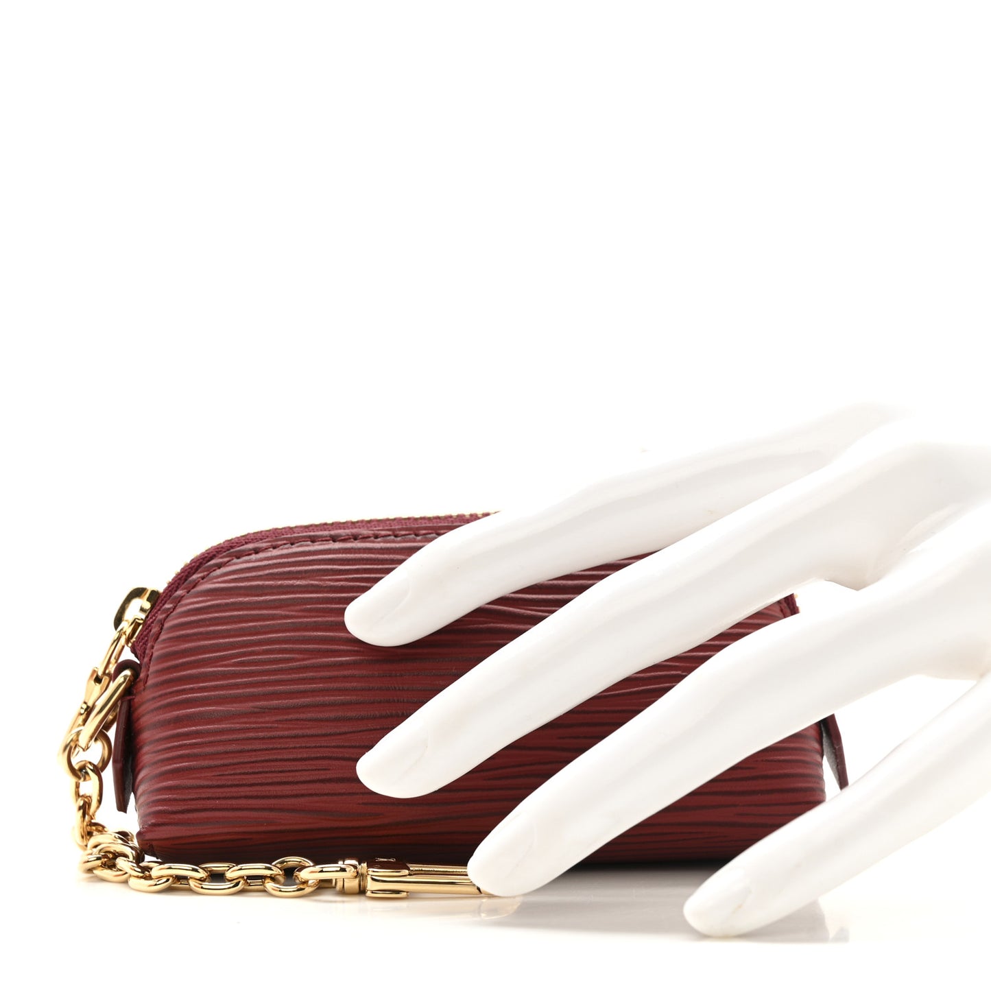 Epi Cosmetic Lipstick Pouch Monogram Rouge