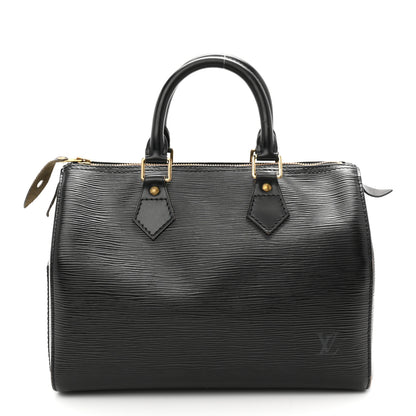 Louis Vuitton Epi Speedy 25 Black 1 of 12