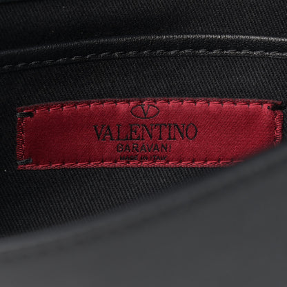 Valentino Garavani Vitello Medium Rockstud Flip Lock Crossbody Bag Black 8 of 8