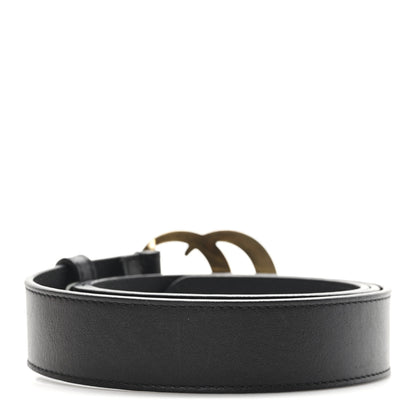 Gucci Calfskin Double G 30mm Belt 90 36 Black 2 of 5