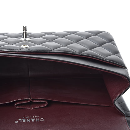 Chanel Lambskin Quilted Jumbo Double Flap Black 4 of 10