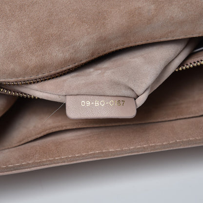 Christian Dior Lambskin Cannage Studded Large Dioraddict Flap Bag Nude 7 of 10