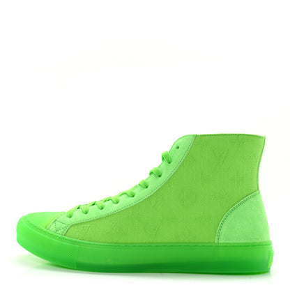 Louis Vuitton Canvas Monogram Mens Tattoo Sneaker Boots 7 Vert 1 of 10